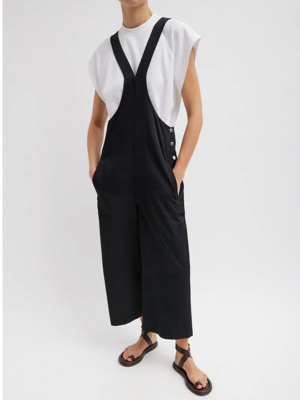Tibi Drapey Suiting Jumpsuit